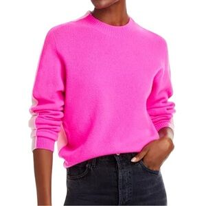 Essentiel Antwerp Cama Sweater Size 2 – Shocking Rose Pink Merino Wool Cashmere